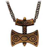 The Elder Scrolls V Skyrim Replica Amulet of Talos Metal Necklace - Gold
