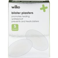 Pack of 5 Blister Plasters - Clear