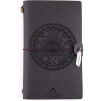 Crystal Notebooks - Tarot Eye Pattern (Black) / 12cm