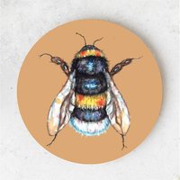 Bumble Bee Coasters - Orange