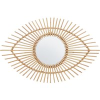 Kensington Townhouse Leather Frame Mirror - Gold