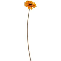 3 Pack Orange Gerbera Artificial Flower Stems - Orange