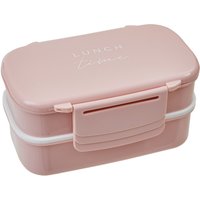 Grub Tub Light Pink Lunch Box With Cutlery - Pink