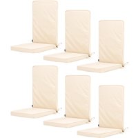 High Back Seat Pad Pack of 6 - Stone