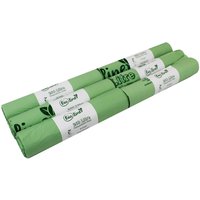 BioLiner 240 Litre Compostable Large Wheelie Bin Bags - Green / 6