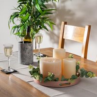 Round Serving Tray - 33cm - Rose Gold / 2.52kg