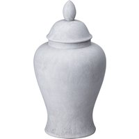 Vintage Style Domilo Large Stone Ginger Jar - Stone