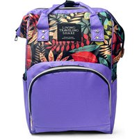Baby Changing Maternity Backpack - Floral Purple