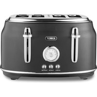 Renaissance 4 Slice Toaster - Black