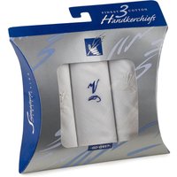 Men's Handkerchief Box Set - Navy / V