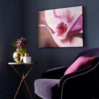 Art for the Home Metallic Plum Petals Printed Canvas - Purple