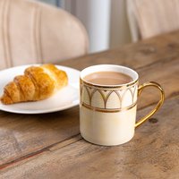 Victoria And Albert Mug Dagoty Duchesse Cream 300ml - White