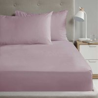 56P Polycotton Fitted Sheet - Lilac / Single