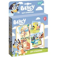 Bluey Dot Stamping - Blue
