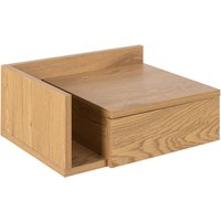 Ashlan Square Bedside Table - Oak