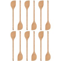 Wooden Scraper Spoon - 30cm - Brown / 12 / Yes
