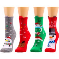 4 Pairs of Christmas Themed Socks - Multi