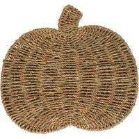 Woven Pumpkin Placemat - Brown