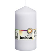 KDMD Bolsius Pillar Candle White 130mm x 68 mm 2 Pack