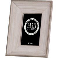 White Washed Photo Frame 4X6 - Wood - L4 x W19 x H24 cm - Grey - White Brown 4" x 6"