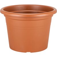 Cilindro Terracotta Outdoor Pot - Terracotta / 40cm
