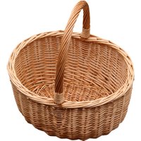 Jumbo Buff Hollander Shopping Basket - Brown