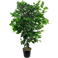 Artificial Ficus Tree Bush - Large Bushy Plant - Green