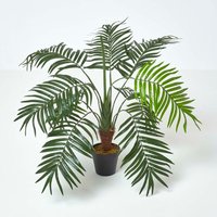 Homescapes Green Mini Palm Tree Artificial Plant with Pot, 70 cm - Green