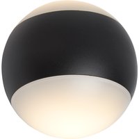 Vanta Sphere Outdoor LED Wall light - Black