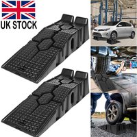 STACCATOAS, Plastic Car Lifting Ramps - Black STACCATOAS, Plastic Car Lifting Ramps - Black