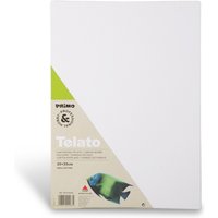 25cm x 35cm Canvas Board - White