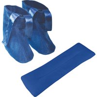 Microwave Slippers Wrap Set - Navy Blue