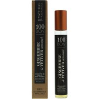 100 Bon Gingembre and Vetiver Sensuel Refillable Eau De Parfum 15ml - Black