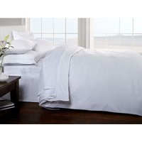 Egyptian Combed Cotton Duvet Cover - White / Double
