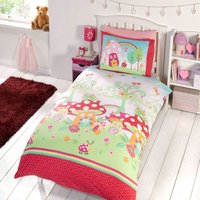 Enchanted Gardens Polycotton Duvet With Pillowcase - Multicolor