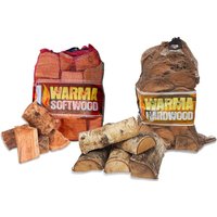 Firewood Softwood Hardwood Log Nets - Brown