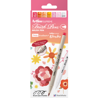 Artline Supreme Brush Pens - Pink / 7
