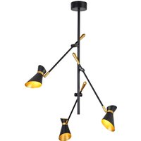Diablo Spotlight 3 Light Ceiling Light - Black
