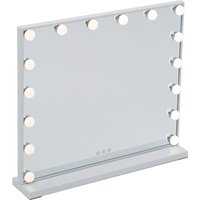 Vanity Mirror Round Adjustable with Lights - White