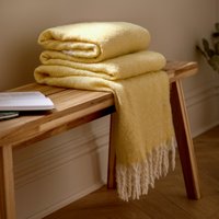 Isla Woven Tasselled Throw - Butter