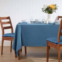 Plain Cotton Tablecloth - Airforce Blue / 54x54 in