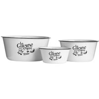 La Cuisine De Mere Set Of 3 Mixing Bowls. - White