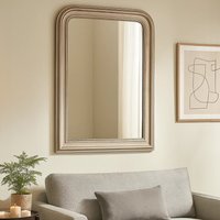 Persephone Large Black Multi Circles Wall Mirror - Silver