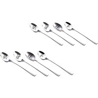 Christmas Greetings Engraved Spoons - Silver / 8