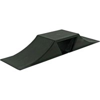 Small Dual Sided Skate Ramp Anti Slip Grit Surface - Black