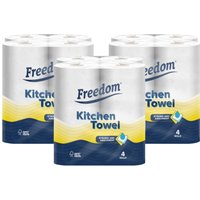 Freedom Rhino Multipurpose Kitchen Paper Rolls 72 Rolls - White