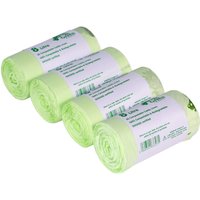 Green Giraffe 8 Litre Food Bin/Caddy Liners - Green / 4