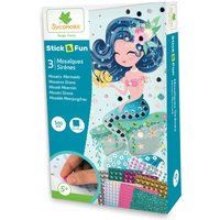 SYCOMORE, SYCOMORE Stick Fun Children's Mosaics Mermaids - White SYCOMORE, SYCOMORE Stick Fun Children's Mosaics Mermaids - White