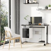 HOMCOM Computer Desk Workstation - Black