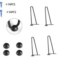 Westwood, WestWood 4PCS Hairpin Metal Leg Black - Black / 33 x 18 x 16.5cm Westwood, WestWood 4PCS Hairpin Metal Leg Black - Black / 33 x 18 x 16.5cm